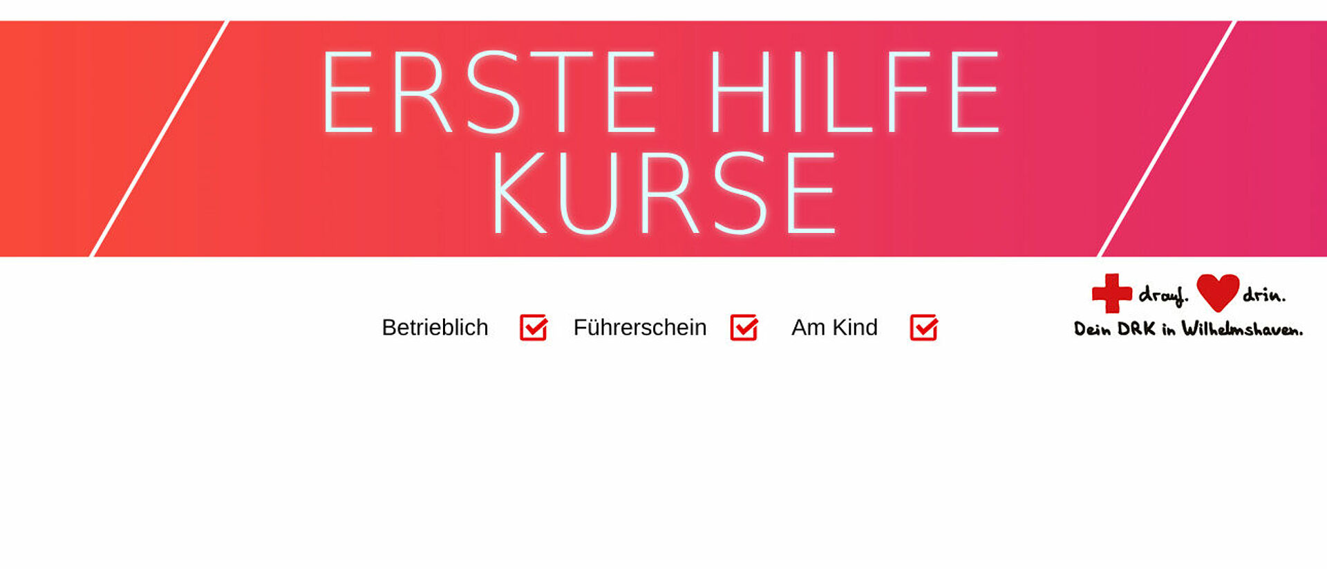 Erste Hilfe